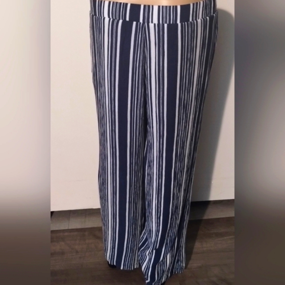 Charlotte Russe Black and White Striped Pants - Picture 3 of 3